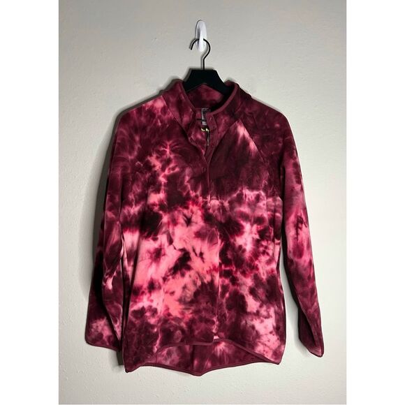 Te Verde Snap Button Fleece Pullover Size M - Picture 1 of 11